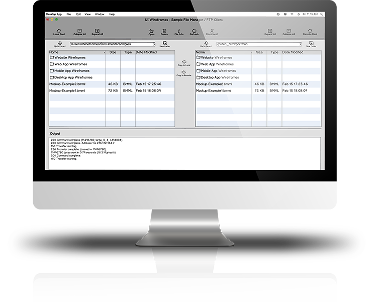 Download Desktop Software Wireframe Design Services | UI Wireframes